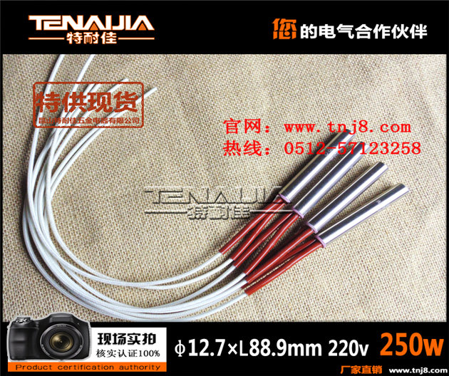 12.7-88.9-220v-250w電熱管